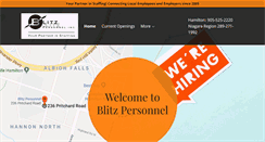Desktop Screenshot of blitzpersonnel.com